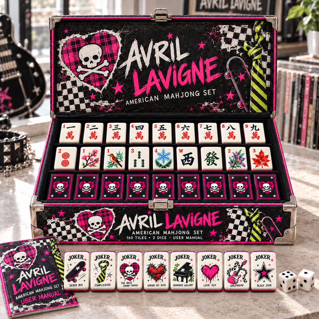 Premium AVLV Mahjong Tiles Set PVNA
