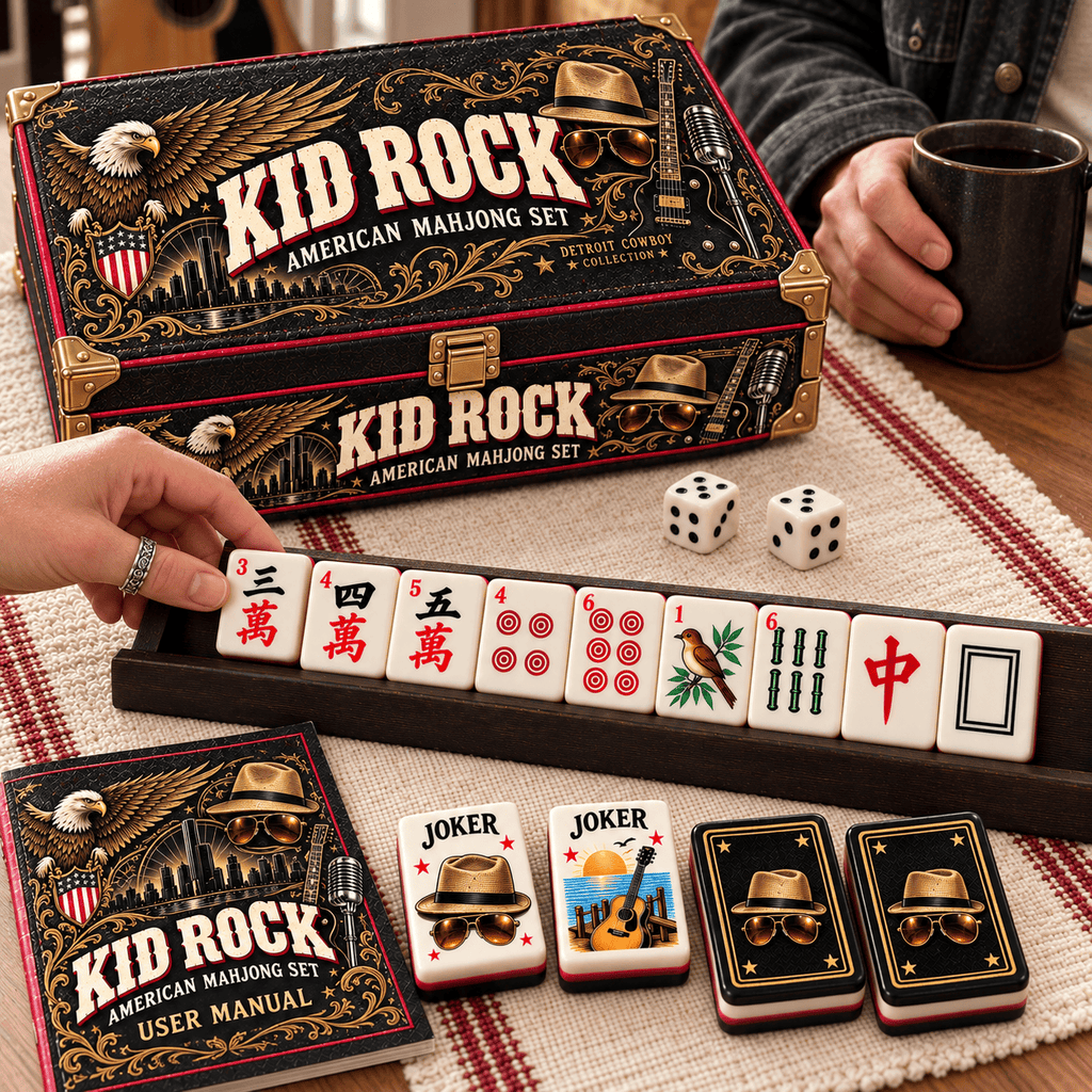 Premium KRK Mahjong Tiles Set PVNA