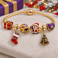 LSU Gold Charm Bracelet Set TTTT