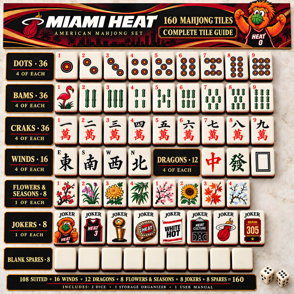 Premium MMH Mahjong Tiles Set TTMH