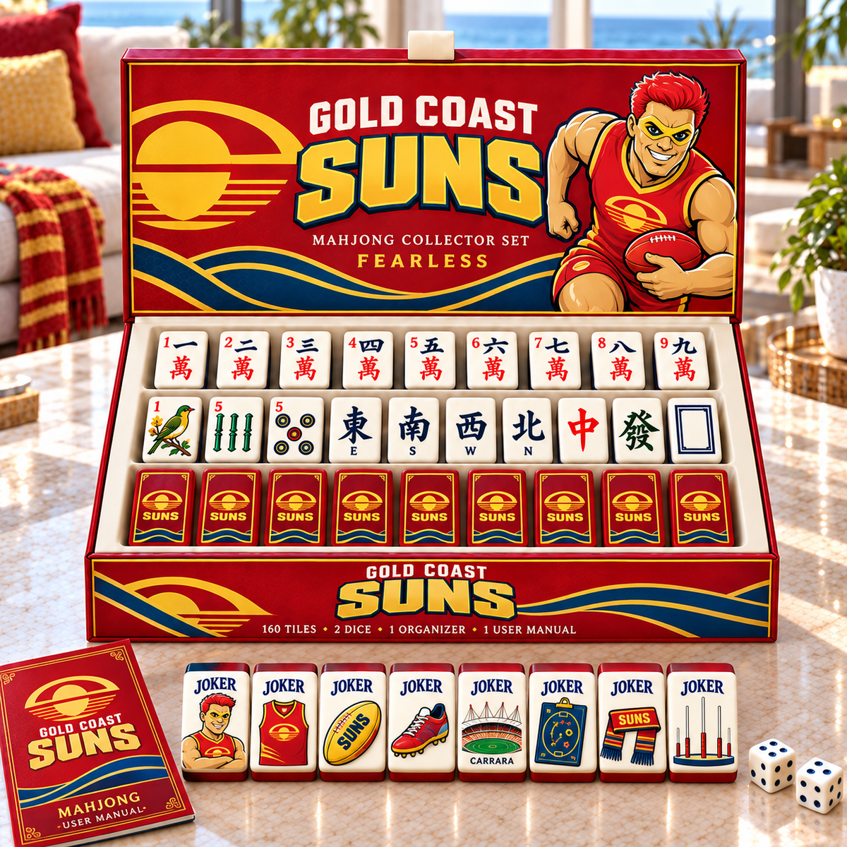Premium GCS Mahjong Tiles Set TTMH