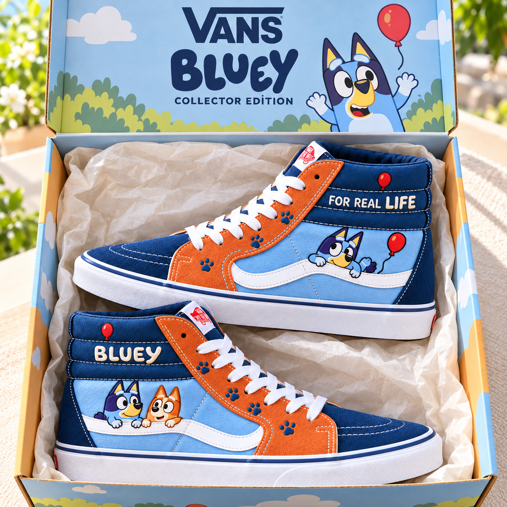 PREMIUM BLU Heritage High-Top Sneakers HQH