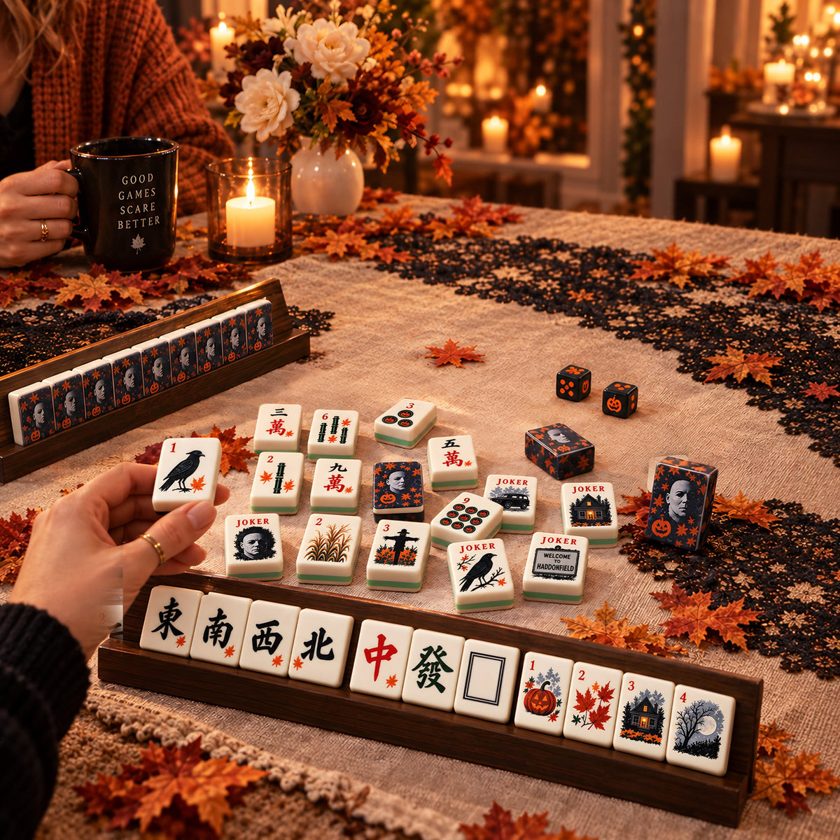 Premium MCM Mahjong Tiles Set TNSM