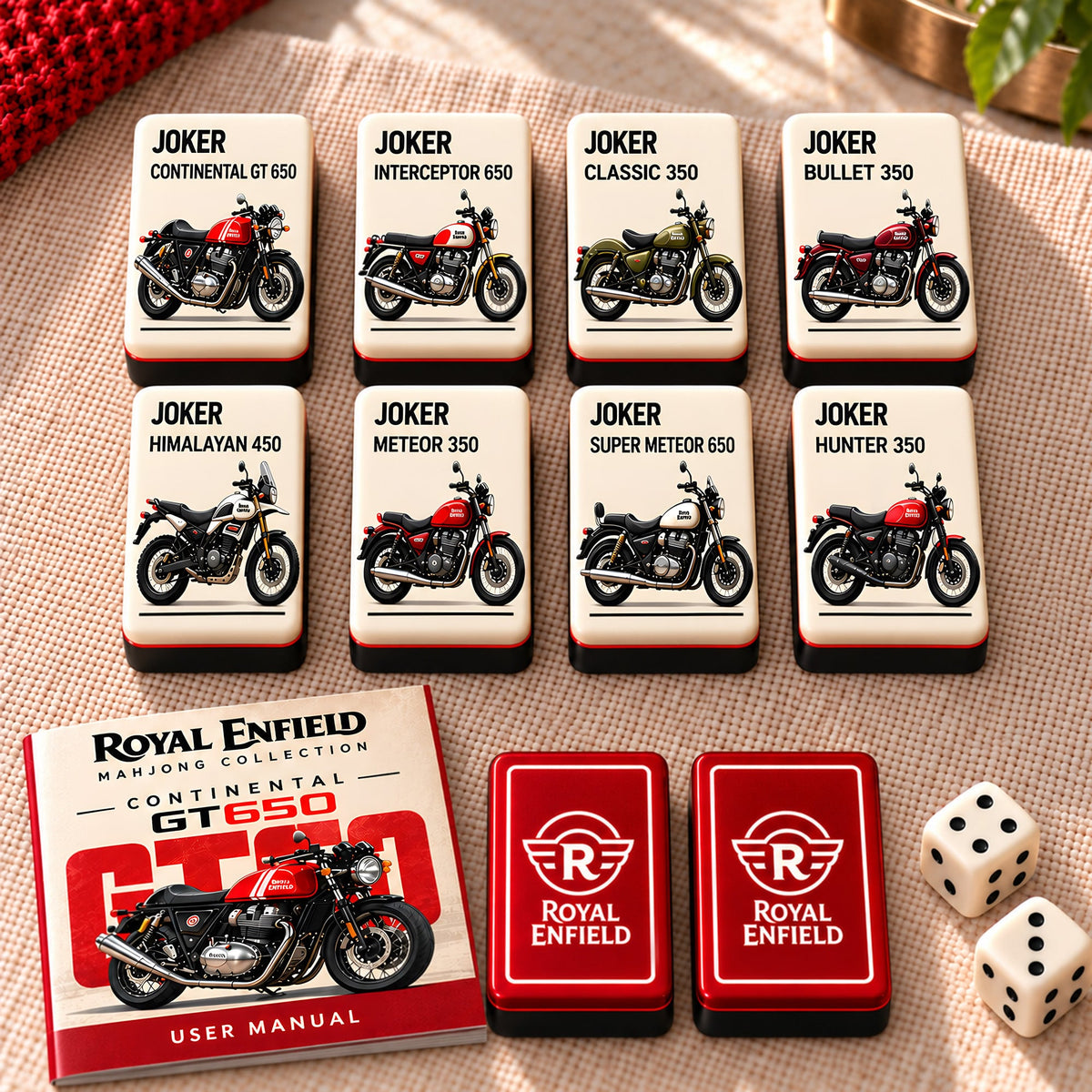 Premium RYEF Mahjong Tiles Set TTMH