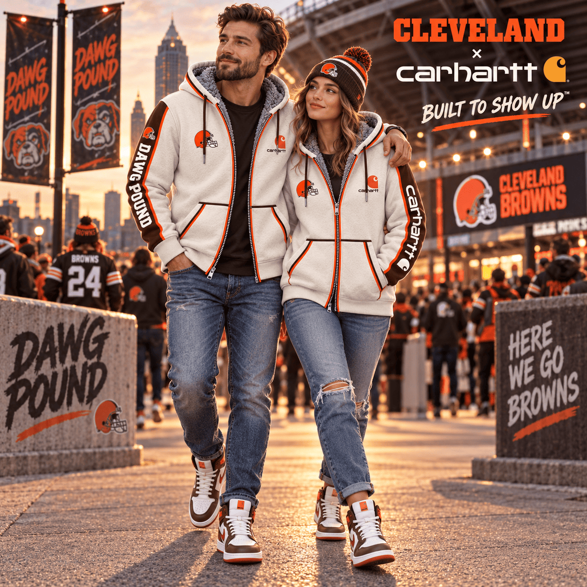 CLVB Premium zip-up hoodie BMD