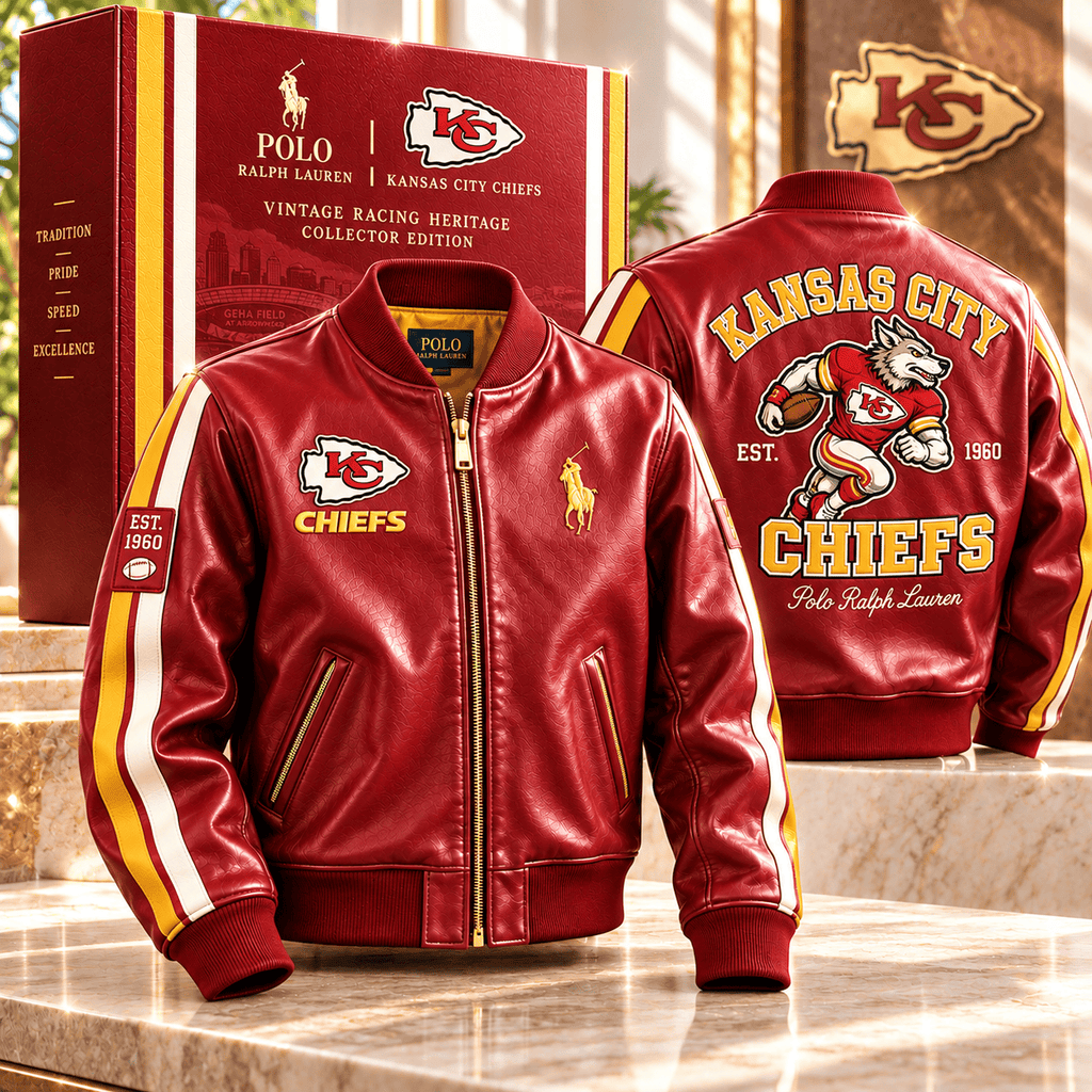 KCC PREMIUM LEATHER BOMBER JACKET NTNA