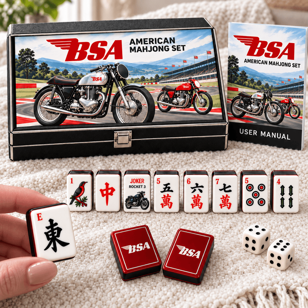 Premium BSA Mahjong Tiles Set TTMH