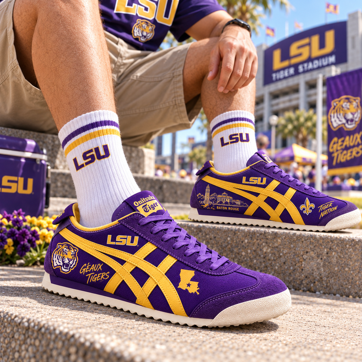 LSU Premium Mexico Tiger 66 Sneakers TTNL